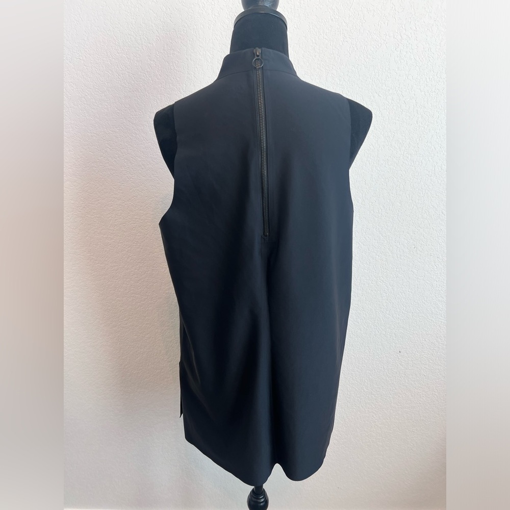 Athleta Mock Neck Tunic Performance Dress In Black Size LP - Picture 5 of 12